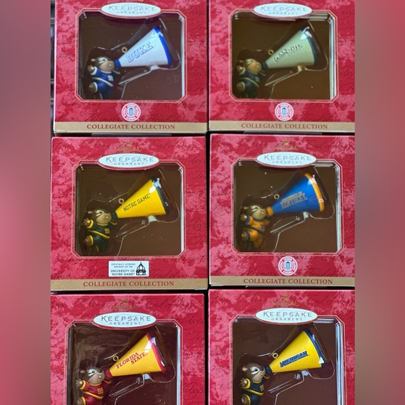 HALLMARK Keepsakes 1999 Collegiate Collection’ MIB Group of 6 Ornaments - OS - Picture 10 of 10